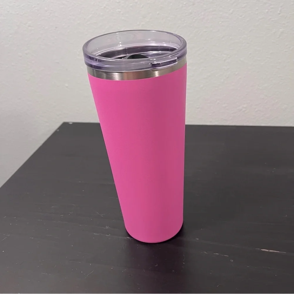 Metal Pink Tumbler - “Best Teacher Ever” teacher appreciation gift